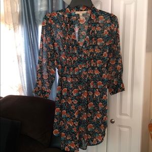 American Rag Button Down Polyester Boho Blouse